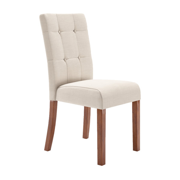 Andover Mills™ Mitzi Tufted Linen Upholstered Side Chair & Reviews